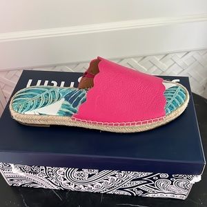 NIB J. McLaughlin Aries Sandal Pink Peony Size 10 Retailed for $128